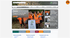 Desktop Screenshot of newark-sherwooddc.gov.uk